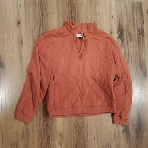 Universal Thread Rust Quilted Sweatshirt